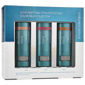 SUNFORGETTABLE TOTAL (BLUSH, BERRY, BRONZE) PROTECTION COLOR BALM SPF 50 COLLECTION